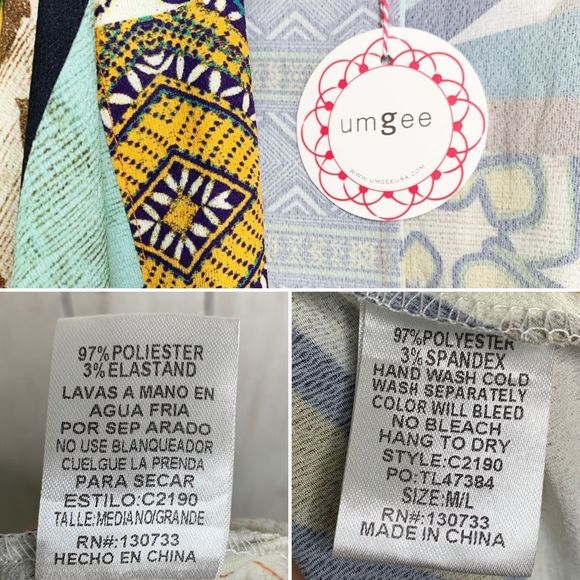 Last 1! UMGEE “Boho Wild” Cocoon Patchwork Kimono - Picture 8 of 8